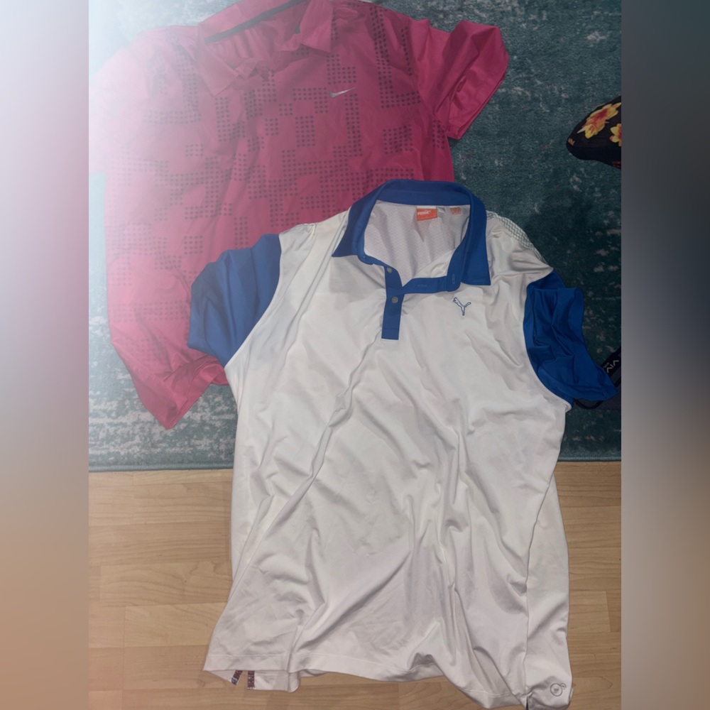 Nike and puma golf polo bundle both are XXL selling both at listed price